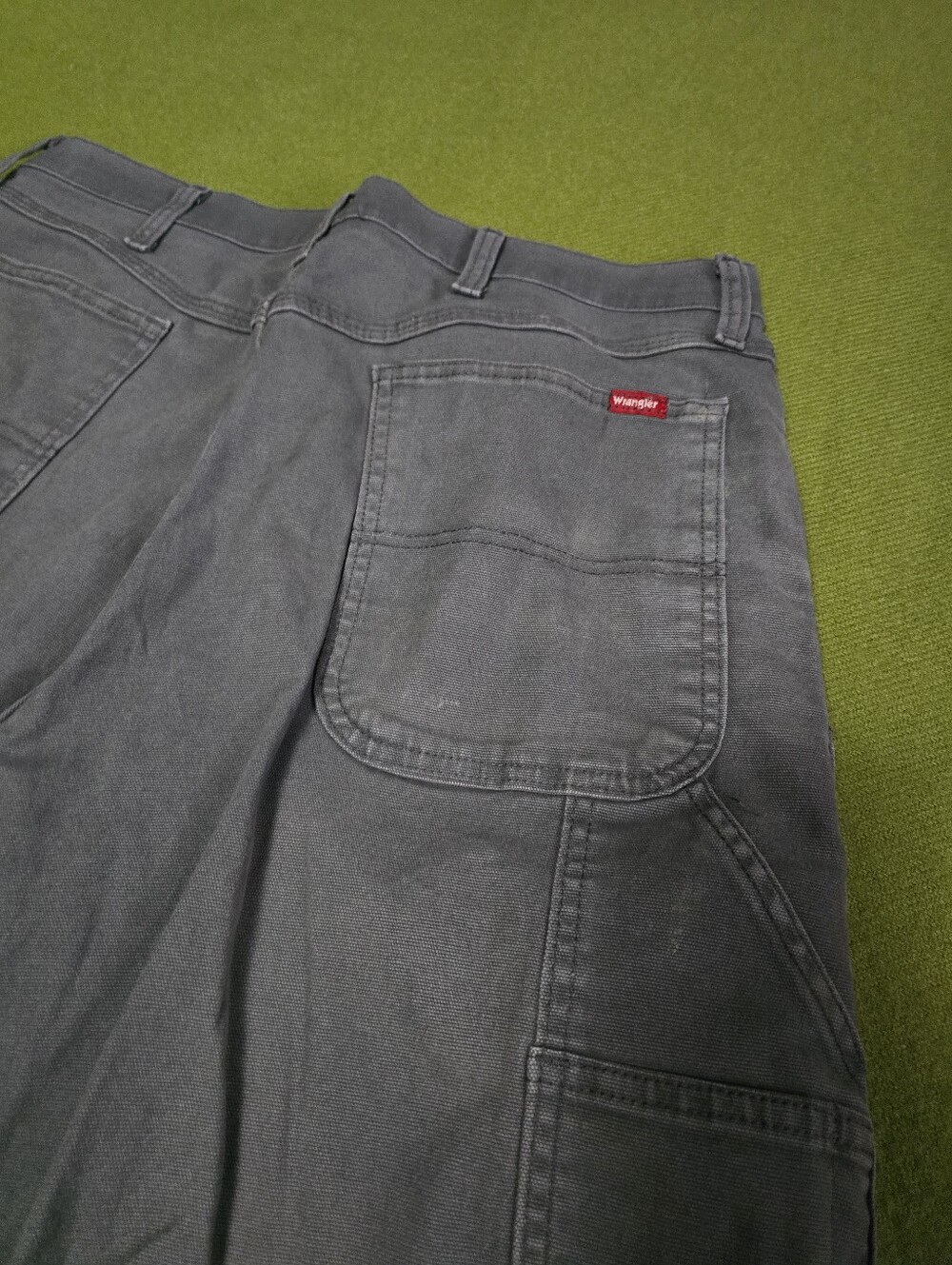 Wrangler Dark Gray Cargo Utility Shorts